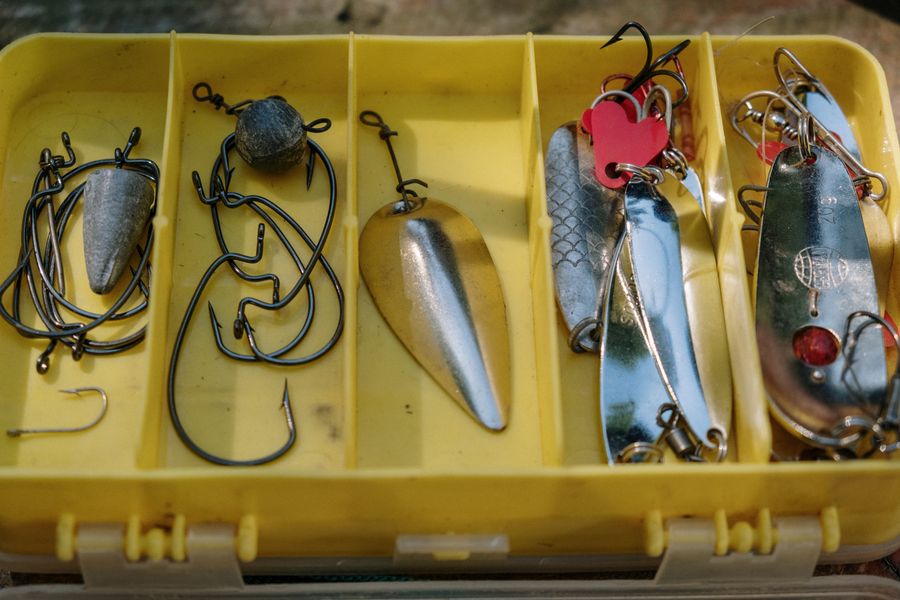 মাছ ধরার বড়শি সেট ১০০ পিস - Fishing Hook Set 100 Pcs